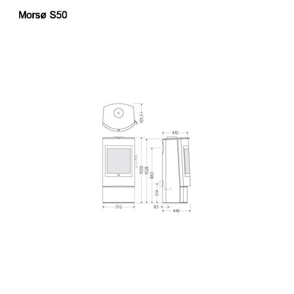 Піч сталева Morso S50-40 Печь Morso S50-40 фото