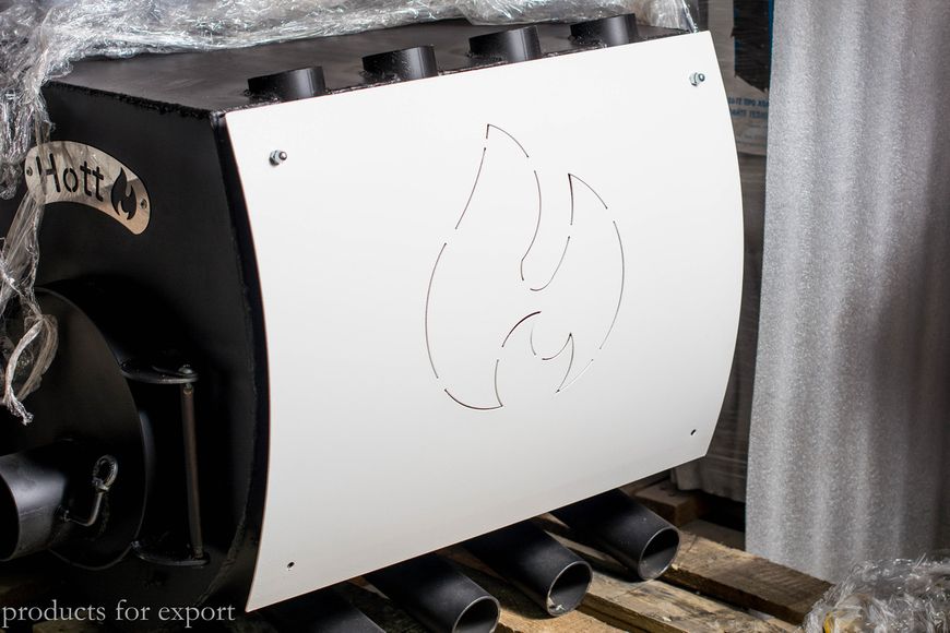 Отопительно-варочная печь булерьян Hott с перфорацией Тип-01 -250 м3 Тип-01 хотт фото