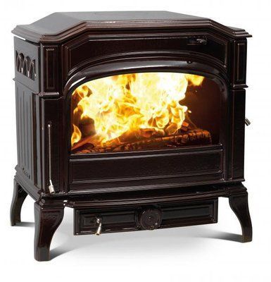 Чугунная мульти печь Dovre 750 GM/E6 коричневая майолика эмаль- 9 кВт 750 GM/E6 эмаль фото