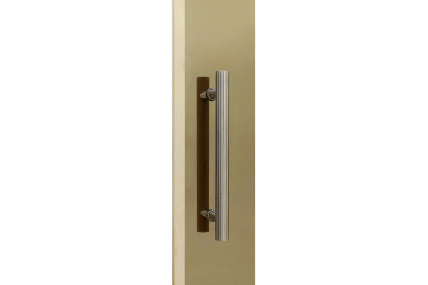 Двері для лазні та сауни Tesli Steel Sateen 1900 x 700 13542 фото