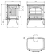 Чугунная мульти печь Dovre 640 GM- 9 кВт Dovre 640 GM фото 2