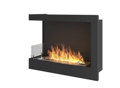 Биокамин Simple Fire Corner 600 L со стеклом Simple Fire Frame 600 фото
