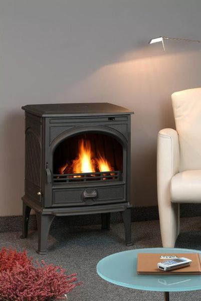 Чавунна мульти піч Dovre 425 GM/E8 бежева емаль - 8 кВт 425 GM/E8 эмаль фото
