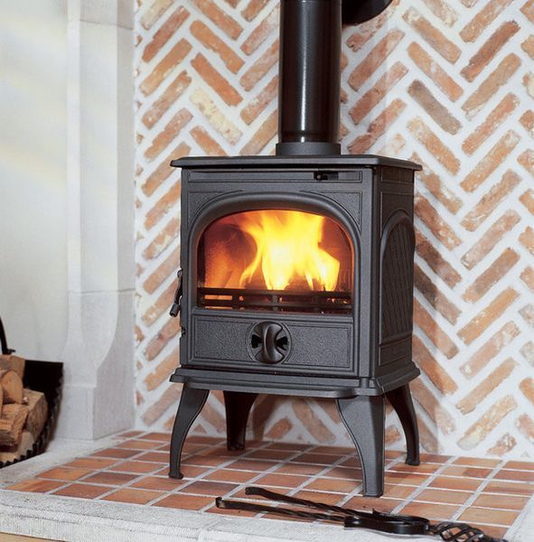 Чавунна мульти піч Dovre 425 GM/E8 бежева емаль - 8 кВт 425 GM/E8 эмаль фото