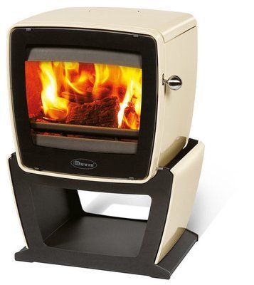 Чугунная печь Dovre Vintage 35 CR/E8 эмаль бежевая - 7 кВт Vintage 35 CR/E8 эмаль фото