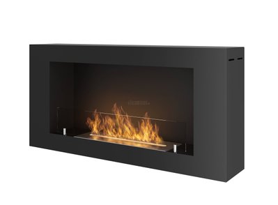 Біокамін Simple Fire Blacbox 900 чорний зі склом Simple Fire Blacbox 900 фото