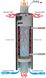 Димар-регістр стартовий Ферінгер Полум'я антик D 115 мм L 1 м Пламя антик фото 2