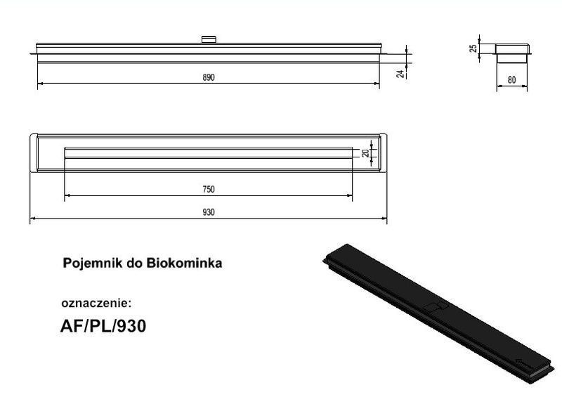 Пальник для біокаміна довга 930 mm Горелка длинная 930 mm фото