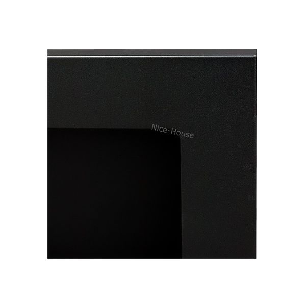 Биокамин Nice-House 900x400 мм-черный со стеклом Nice-House 900x400 фото