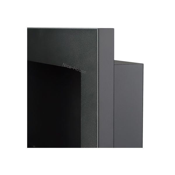 Біокамін Nice-House 900x400 мм-чорний зі склом Nice-House 900x400 фото