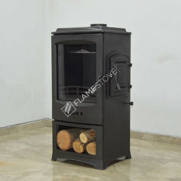 Чавунна піч-камін Flame Stove Lodi Side Cover з бічними дверцятами  Lodi Side Cover фото