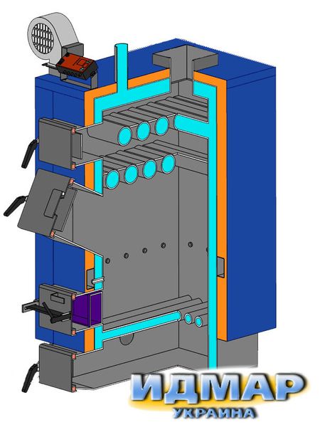 Твердотопливные котлы длительного горения Идмар ЖК-1 (Idmar GK-1) от 10 до 100 кВт Idmar GK-1 фото