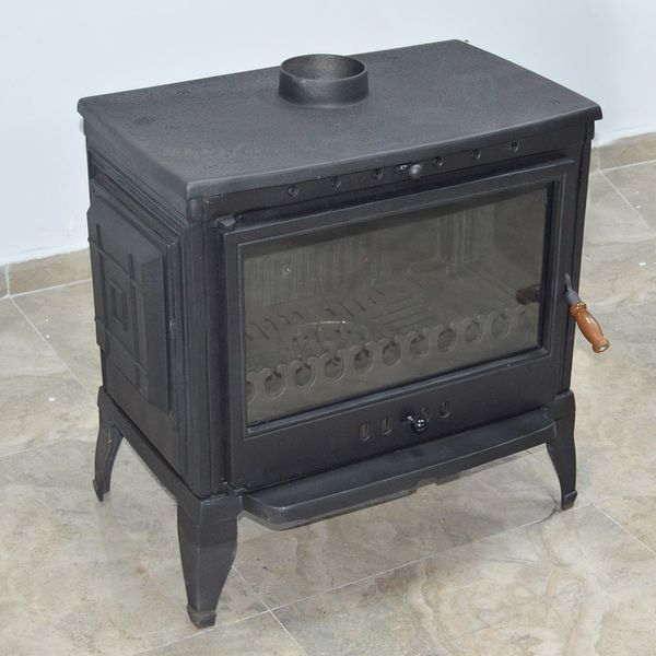 Чугунная печь-камин Flame Stove Retro с боковой дверцей Retro фото