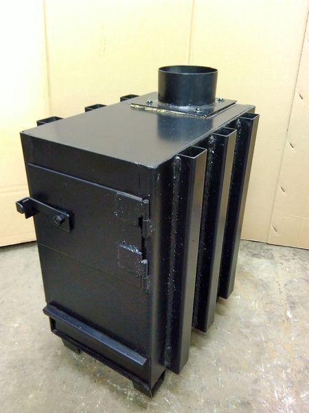 Булер'ян-піч дровянной конвекційний КТ-8 - 8 кВт Буржуйка КТ-8 фото