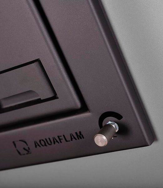 Опалювальна піч–камін Aquaflam 25 з водяним контуром авт. реєстр. (сірий) AQUAFLAM 25 с водяным кон фото